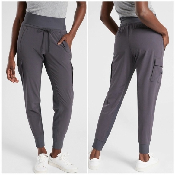Athleta Sutton Jogger Pant Trouser Cargo Utility Spring Night Travel Hiking Acti - Picture 1 of 13